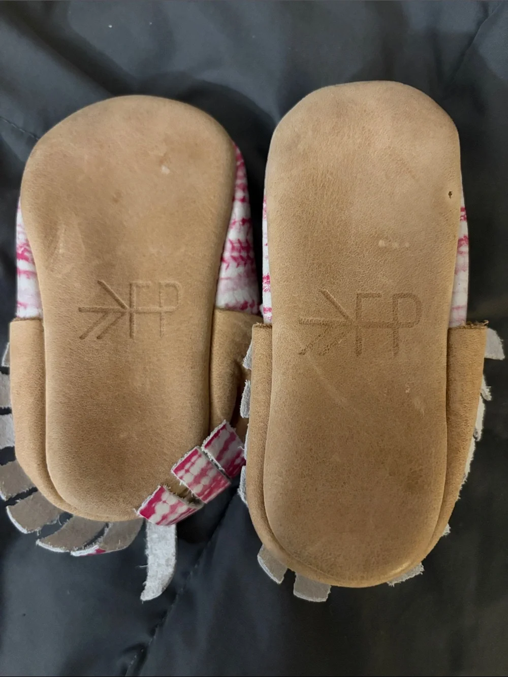 Freshly Picked Pink Tie-Dye Fringe Moccasins